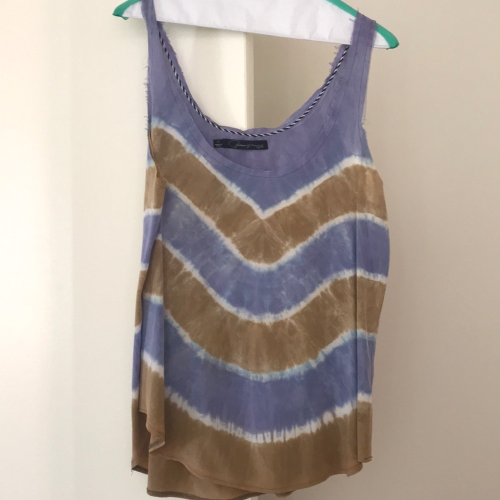 Tie Dye Silk Tank
